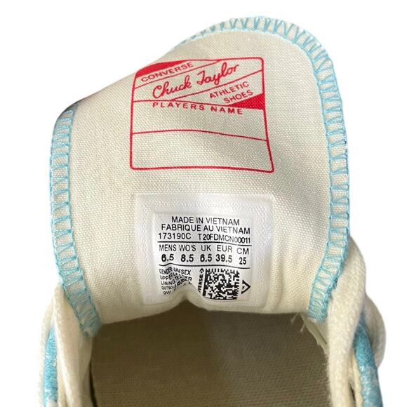 NEW Converse X GOLF WANG Chuck Taylor 70 Snake White/Blue 173190C W 8.5 M 6.5 - Picture 6 of 11